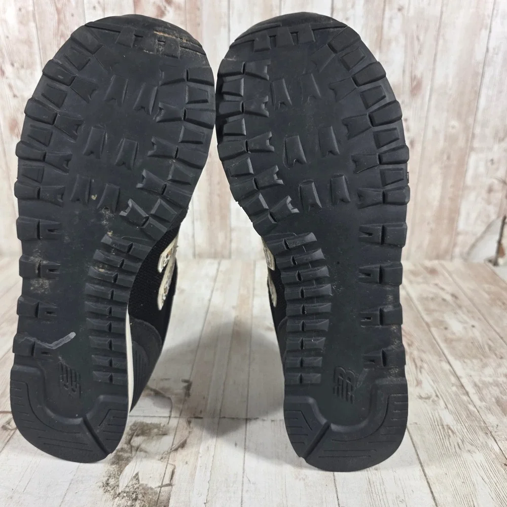 New Balance 515 Womens Black Leopard Print Suede Mesh Sneakers WL515AH3 Size 11